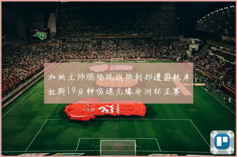 加纳主帅现场观战热刺却遭噩耗库杜斯19分钟伤退无缘非洲杯正赛